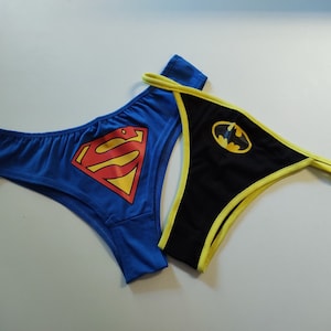 PSD Superman Thong Women's Bottom Underwear (Refurbished, Without