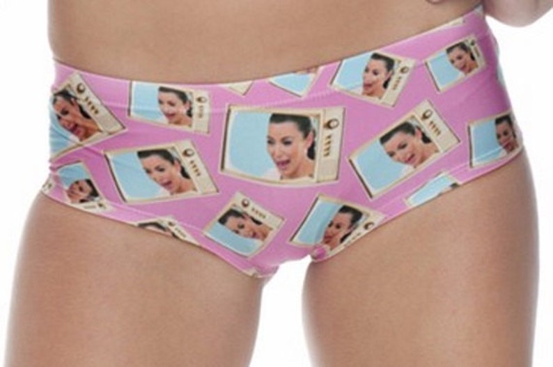 Kim Kardashian panties, Hipster style printed novelty knickers image 5