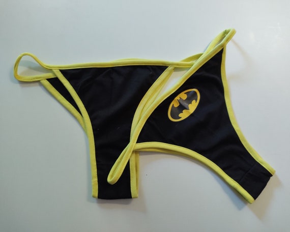 2 Superhero Panties Bikini/tanga Style Women's Underwear Printed