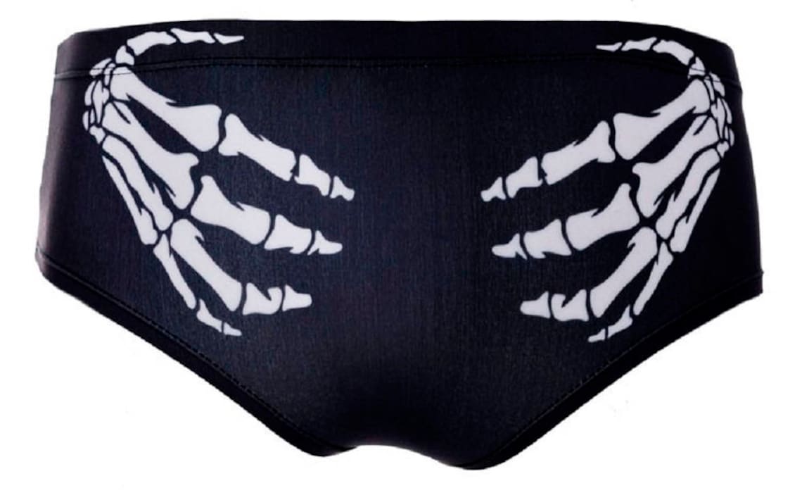 Halloween Panties Skeleton Knickers Hipster Underwear Etsy