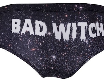 Halloween Panties - Bad Witch Knickers - Hipster Underwear