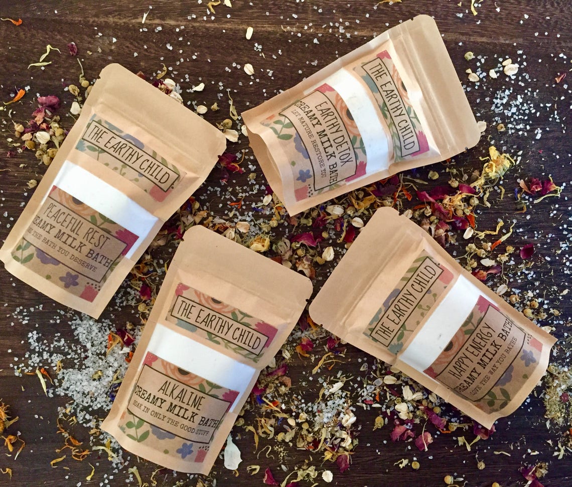 Relaxation gift for her vegan bath gift set for wife herbal Etsy