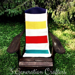 Hudson&#39;s Bay babydekenpatroon