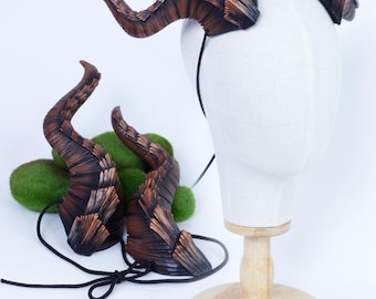 Dragon horns in bronze - Handmade