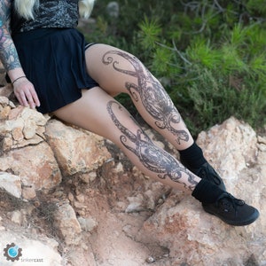 Collants tatouage tentacule Shin tentacles