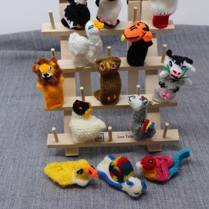 Peru Finger Puppets 15 Different Piece Set Knitted All Animals Party Favors, Kids Gift Ideas, Student Rewards Special Edition!