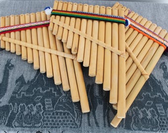 Peru Jumbo 13 Reed Pan Flute Easy to Play