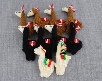 Peru Finger Puppets Pack of 10 All Llama's
