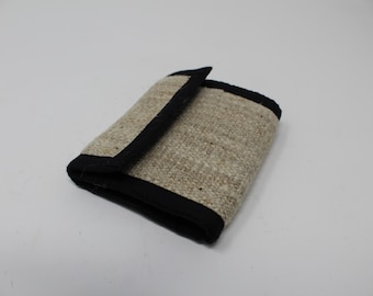 Unisex Natural Hemp Wallet Handcrafted Nepal