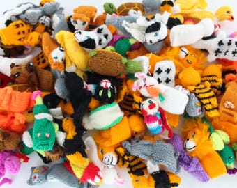 Peru Finger Puppets Pack of 10 Assorted All Different