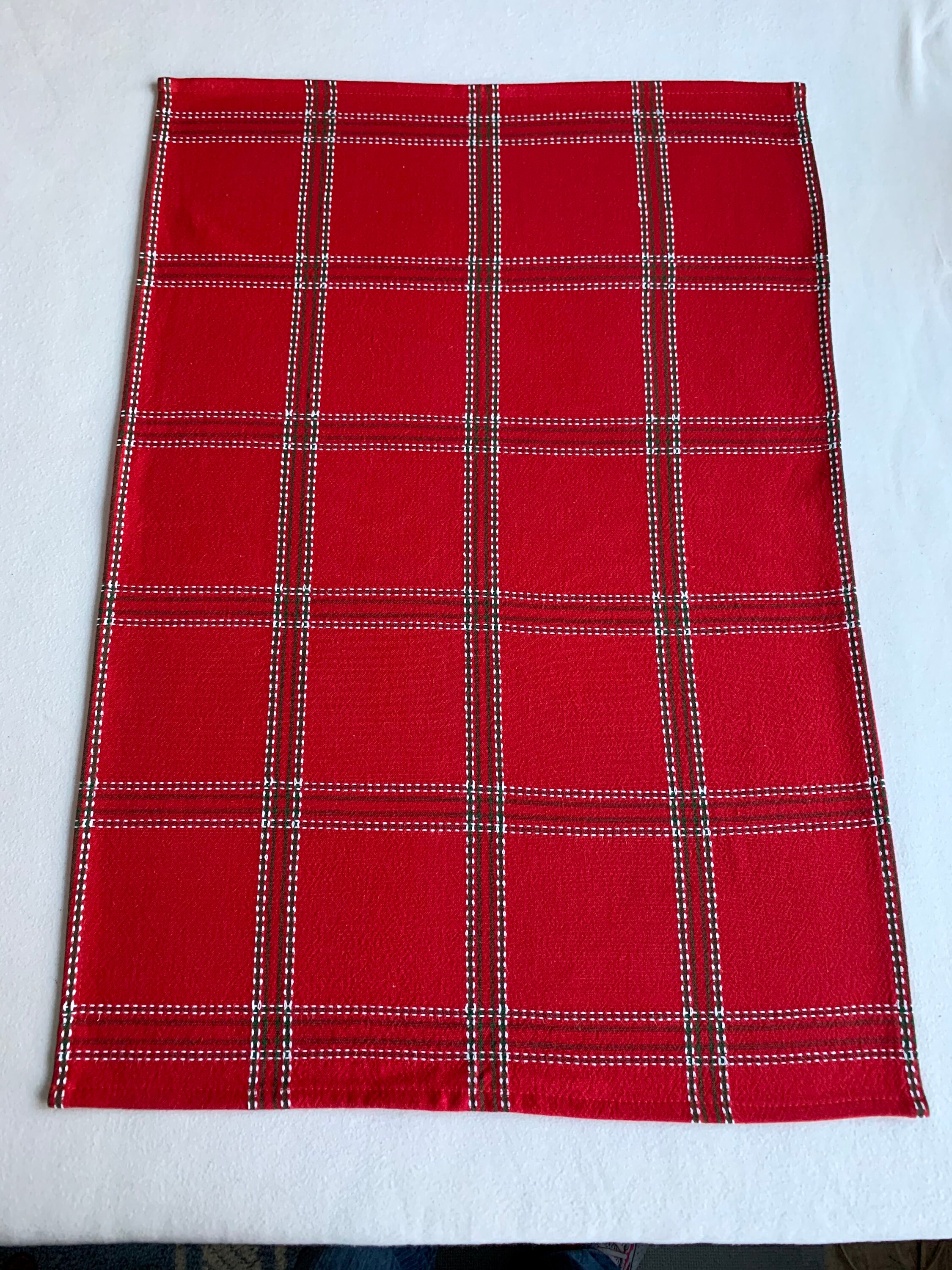 Four Christmas Dish Towels Etsy