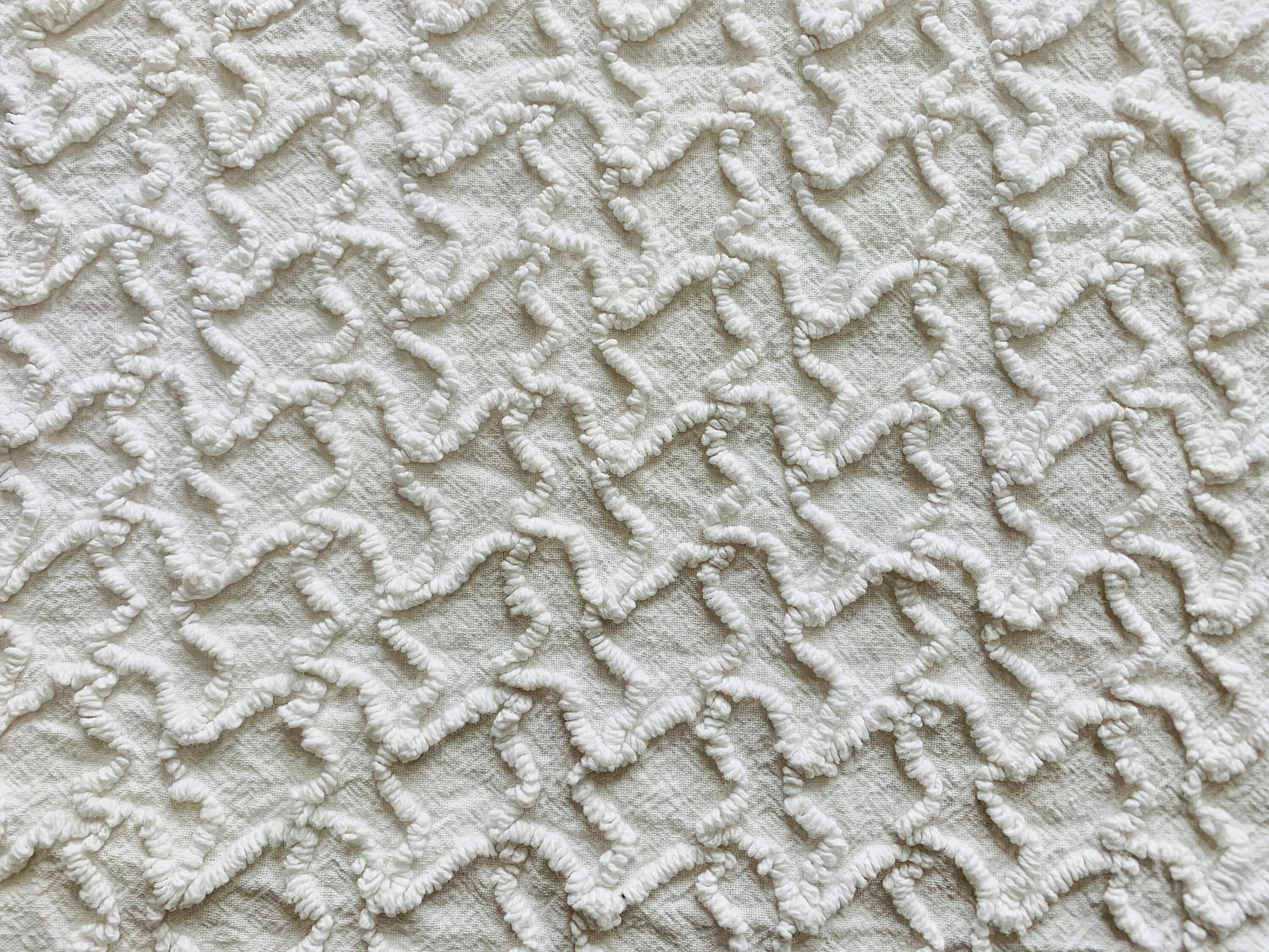 20 W x 3 and 1/4 yards Vintage Chenille Fabric Etsy