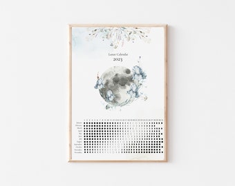 Lunar Calendar - Etsy UK