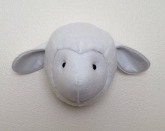 Lamb head faux wall mount, Lamb head, Faux lamb head, Lamb head taxidermy