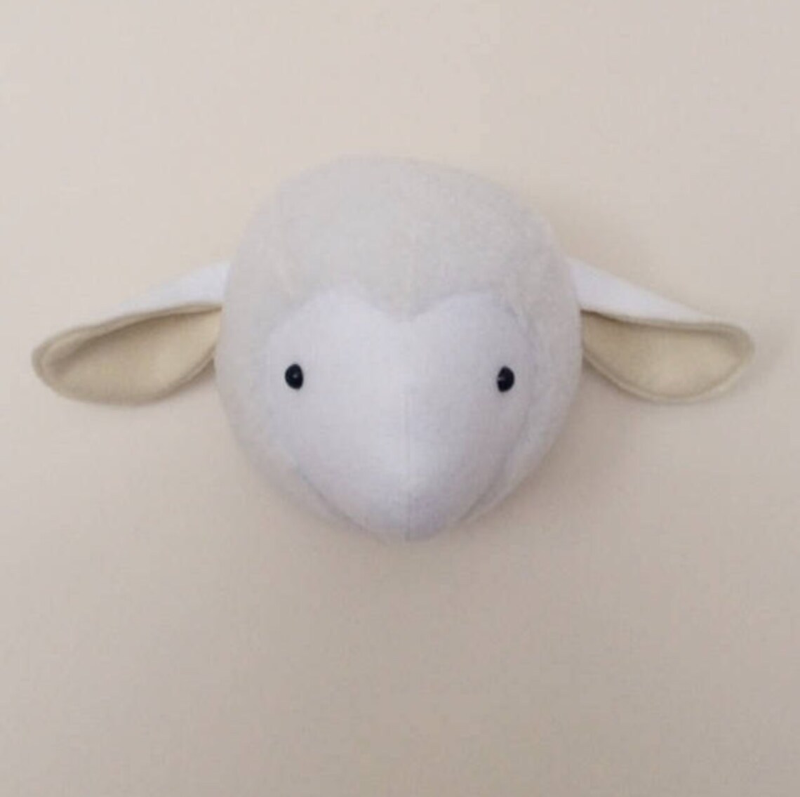 Lamb Head Faux Wall Mount Lamb Head Faux Lamb Head Lamb Etsy