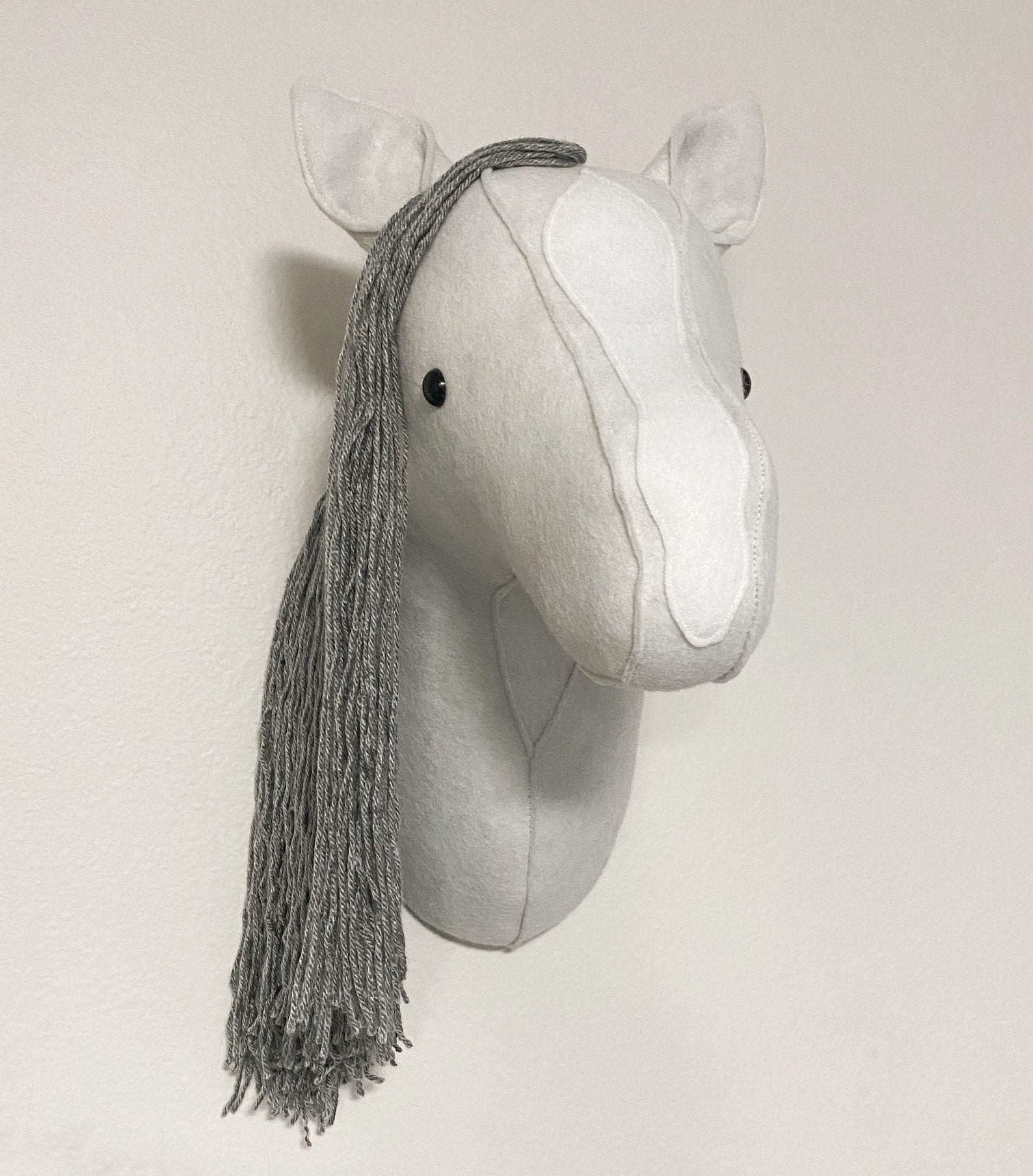 Faux Horse Head Mount Horse Head Wall Decor Horse Head Faux Etsy