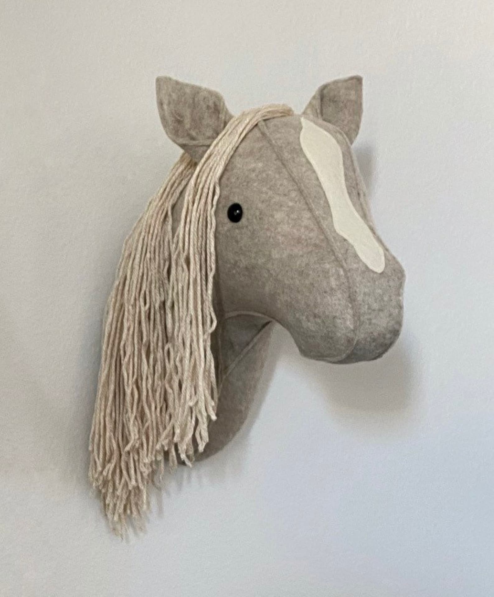 Faux Horse Head Mount Horse Head Wall Decor Horse Head Faux Etsy