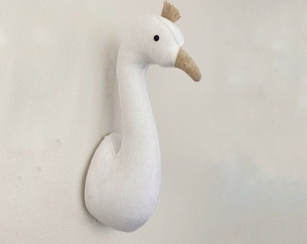 Goose Head Wall Decor, Nursery, Farm Animal Theme