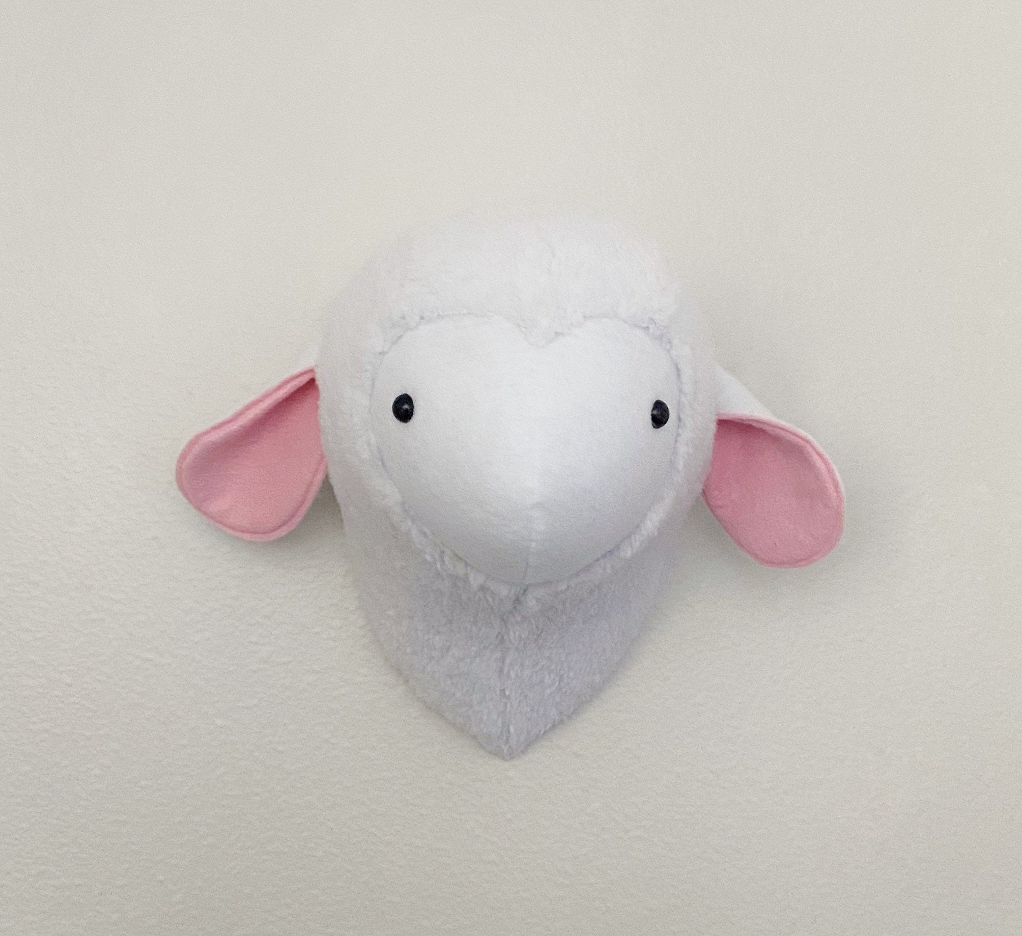 Lamb head faux wall mount Lamb head Faux lamb head Lamb Etsy