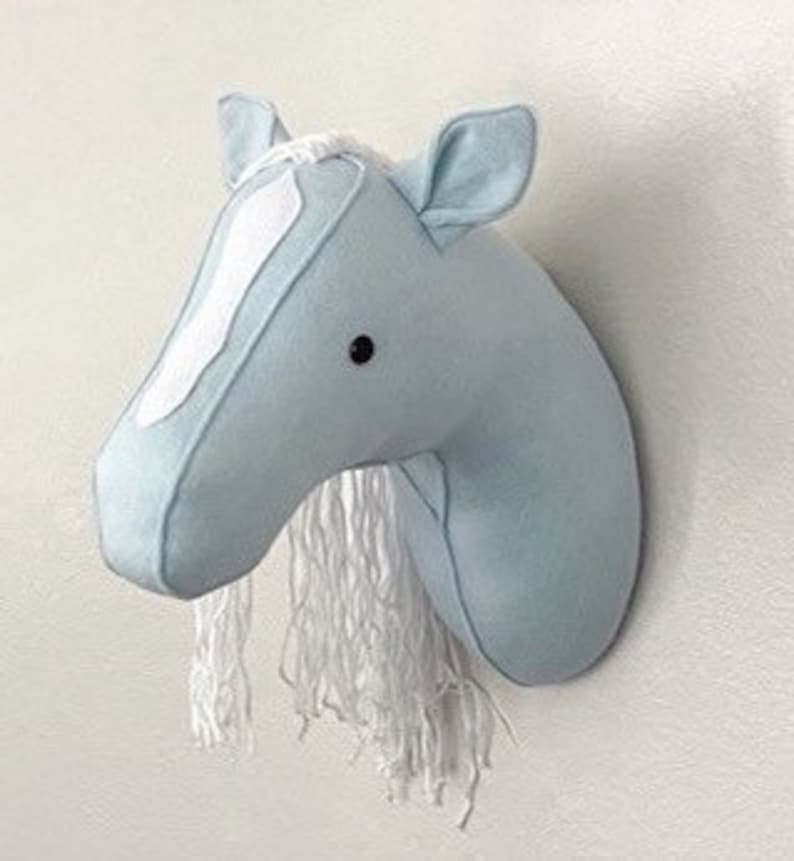 Faux Horse Head Mount Horse Head Wall Decor Horse Head Faux Etsy