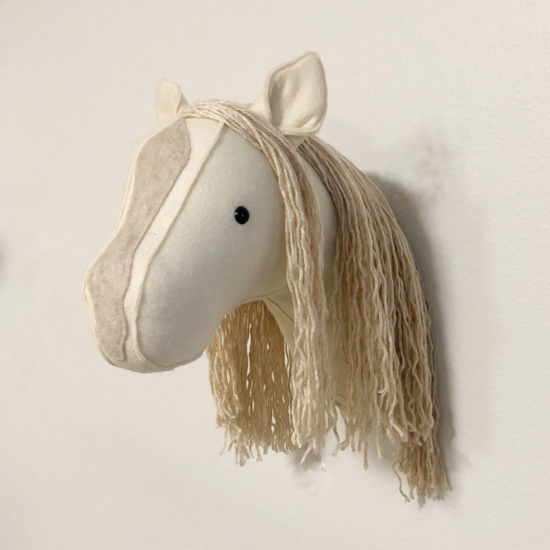 Faux Horse Head Mount Horse Head Wall Decor Horse Head Faux Etsy