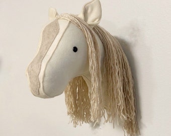 horse head wall hanging, horse wall decoration, horse nursery decoration, farm nursery decoration, horse decore, equestrian horse nursery,