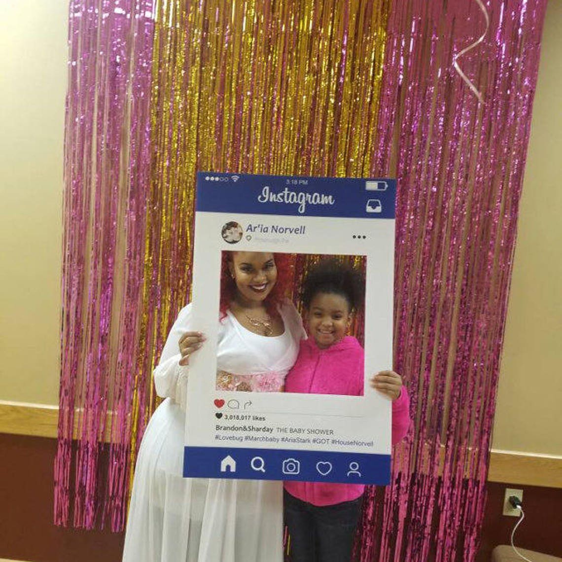 Customized Instagram Frame Instagram prop for parties Etsy