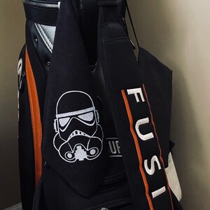 Trooper golf bag microfiber golf towel handmade