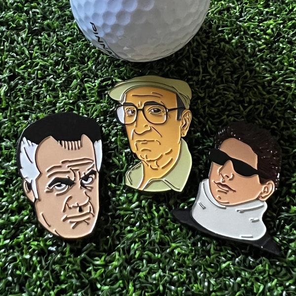 Golfball Marker mobster soprano 3 pack magnetic
