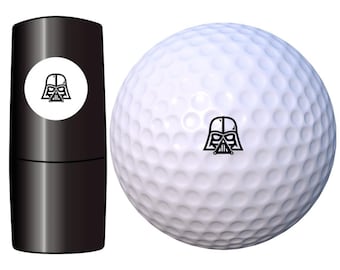 Golf Ball Stamp Dark Side Permanent Ink Waterproof