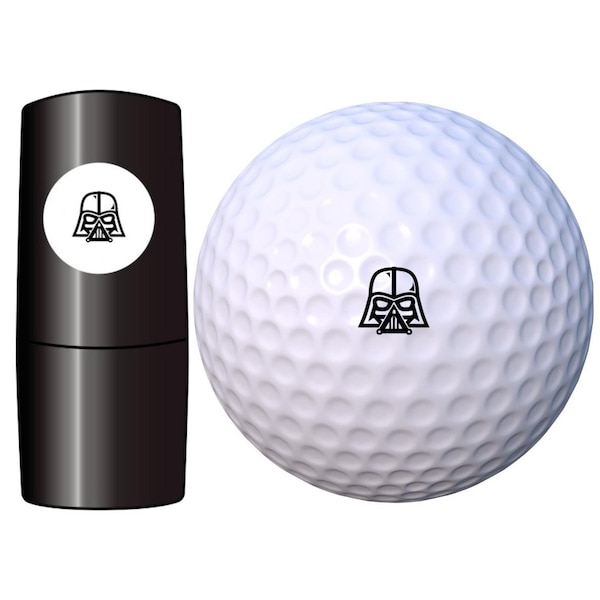 Golf Ball Stamp Dark Side Permanent Ink Waterproof