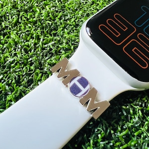 Football Mom charm slide for Apple Watch or magicband compatible