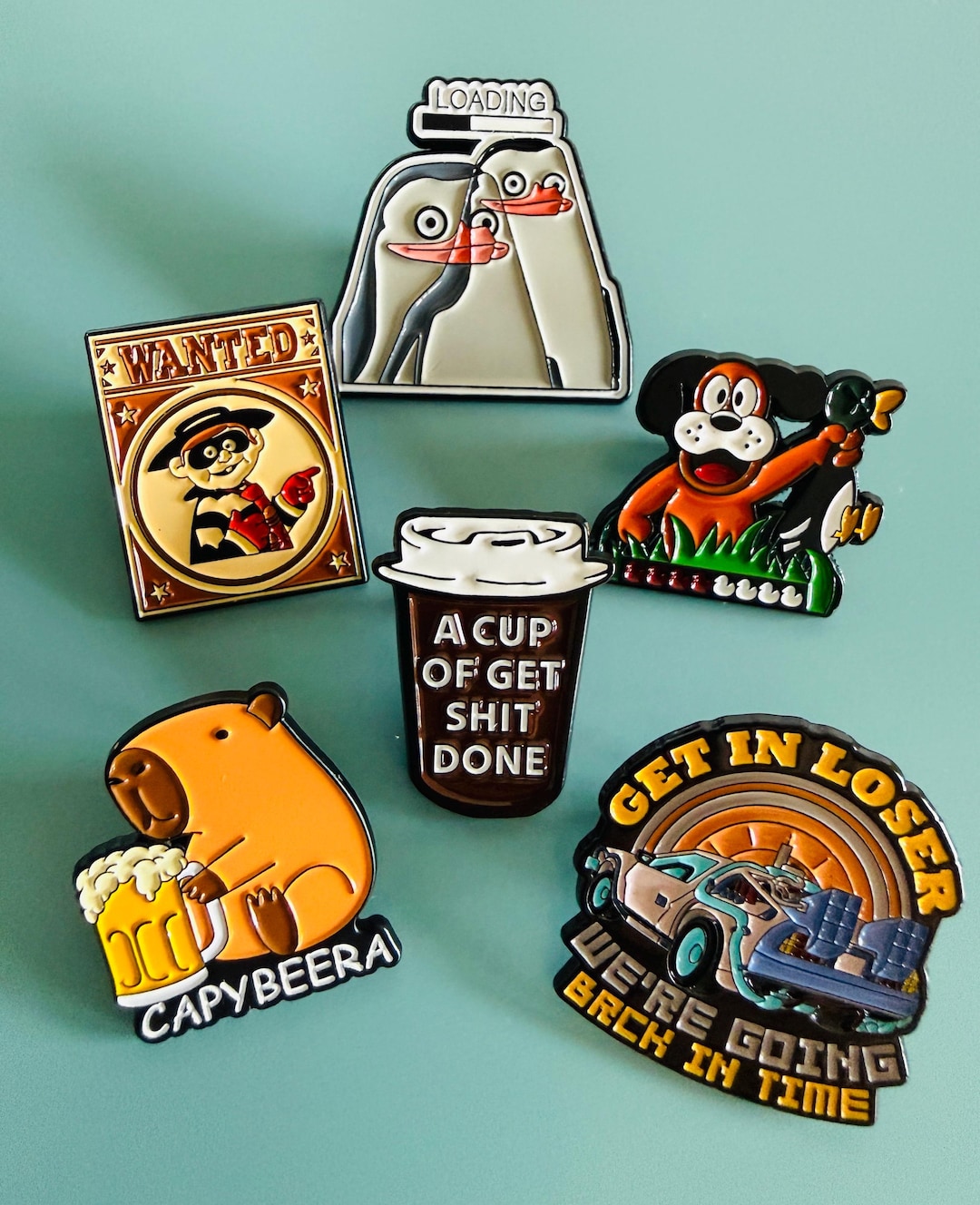 Funny Enamel Pins - Solid Enamel, Custom Designs, Collect or Trade - Etsy