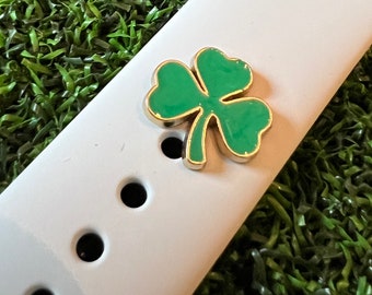 Shamrock Watchband charm solid metal Lucky Apple watch Magicband