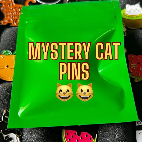 Cat Pins Mystery 3 Pack Random Designs