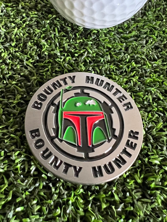 Golf Ball Marker bounty hunter  handmade original magnetic