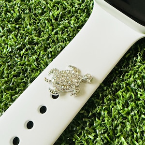 Watchband charm sea turtle solid metal custom designs