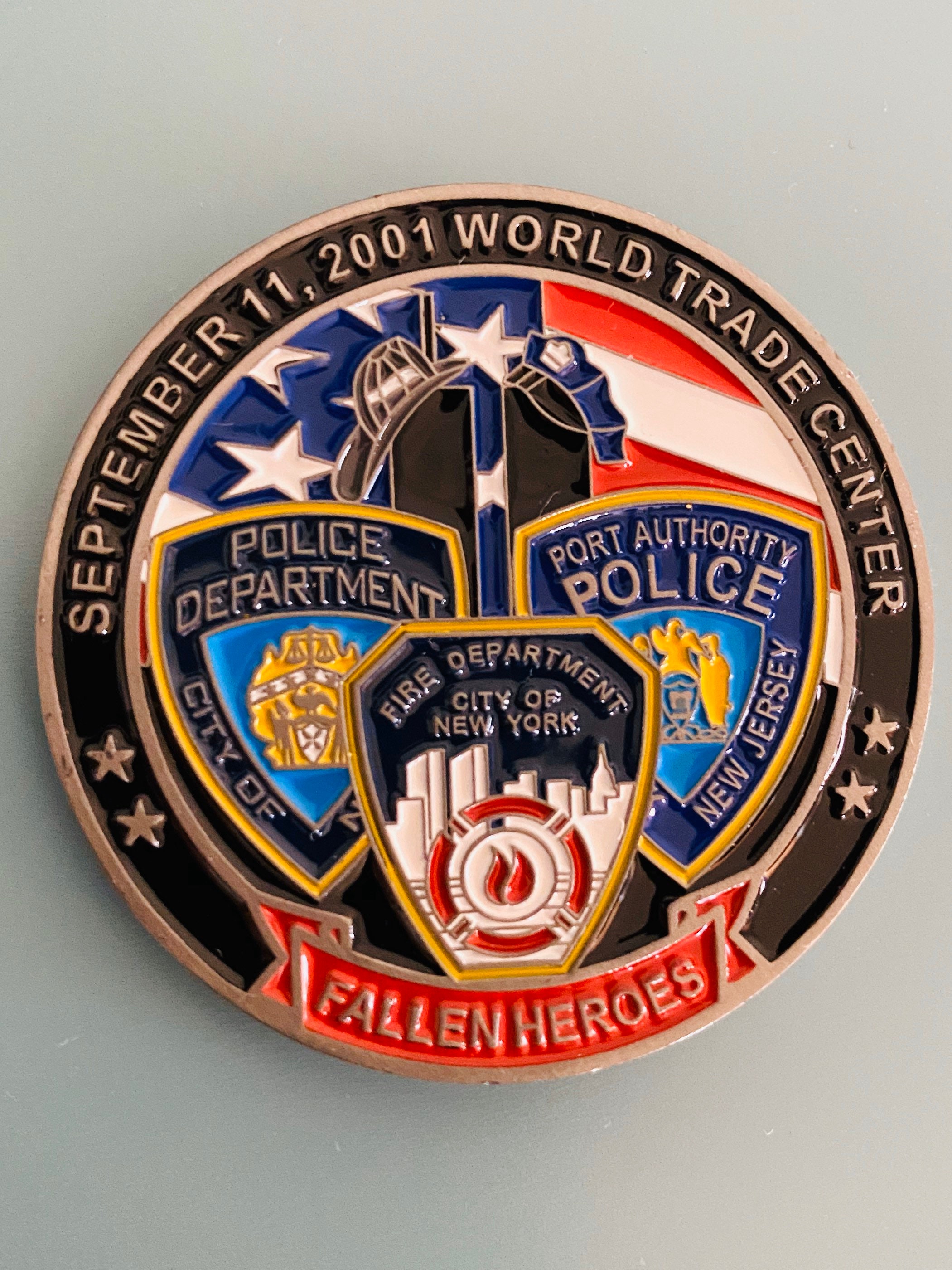 First Responder Challenge Coin PDNY FDNY PAPD 911 | Etsy