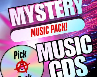 Music CD Lot Assorted Mystery Packs of Various Genres, Original artwork