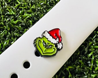 Watch band charm holiday green one Apple Watch Magicband compatible