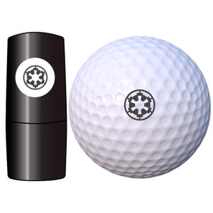 Golf Ball Stamp Dark Side Imperial Permanent Ink Waterproof Empire