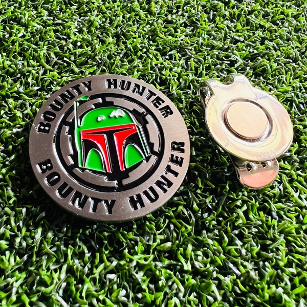 golf ball marker bounty hunter magnetic hatclip