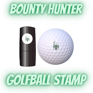 Golf Ball Stamp Bounty Hunter Permanent Ink Waterproof