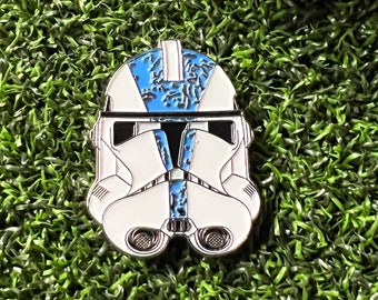 Clone Trooper blue Golf Ball Marker magnetic enamel Gift