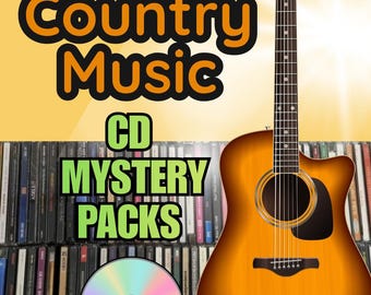 Country Music CDs Mystery Pack of Various Genres, Original artwork