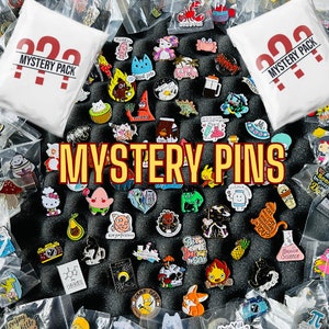 enamel pin 20 pack mystery thousands of designs USA