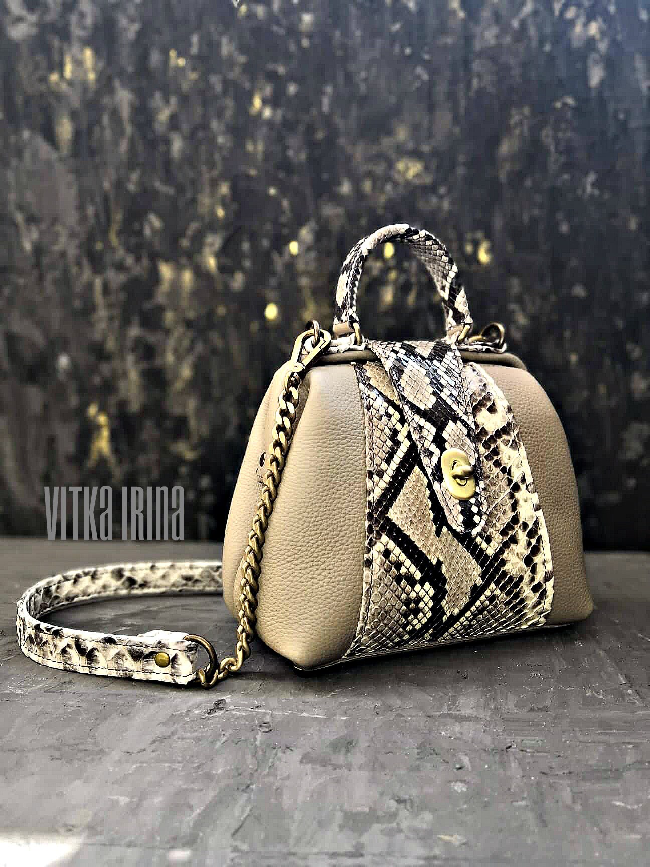 Python Bag Women Pytnon Leather Bag Crossbody Handbag Snake | Etsy