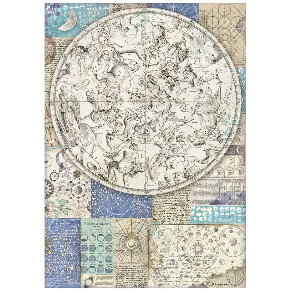 Amazon.com: Stamperia International Scrapbooking Pad-Cosmos
