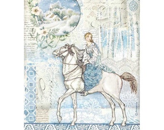 Stamperia Winter Tales A4 rice paper decoupage sheet