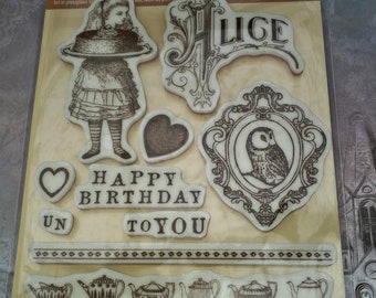 Alice Happy Un Birthday Stempel Set von stamperia